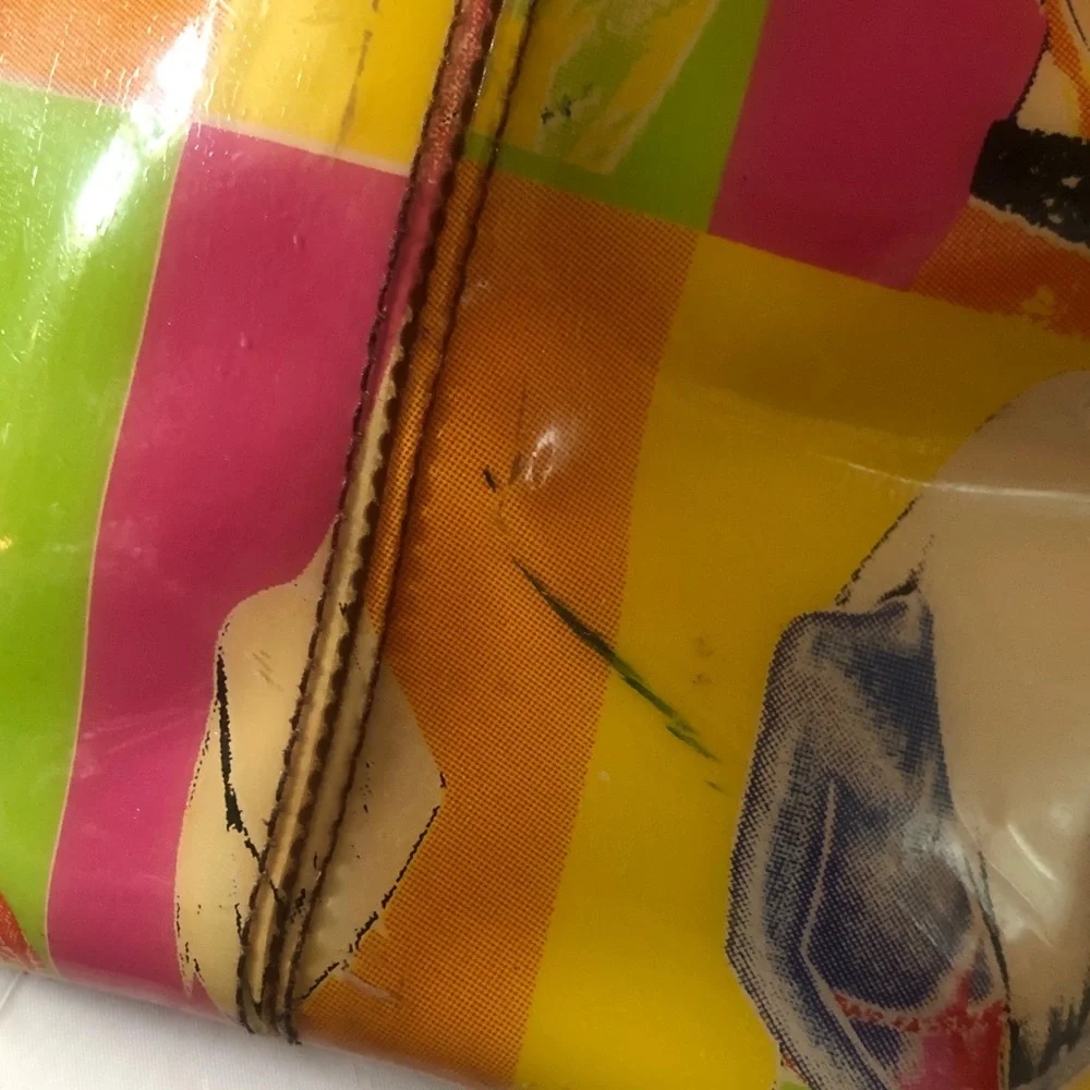 Versace Call Me Donatella patent tote big & RATE quite good condition 15” L x 12